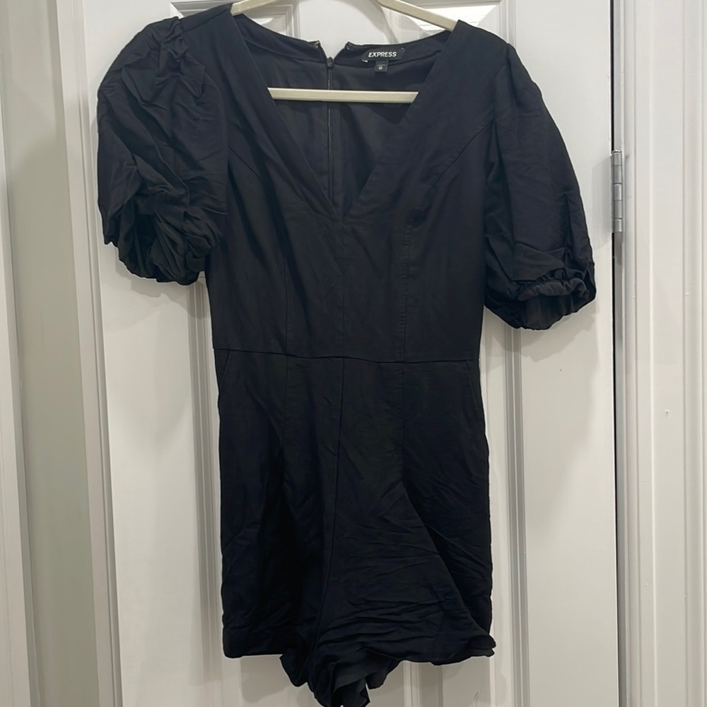 Black Shorts Romper